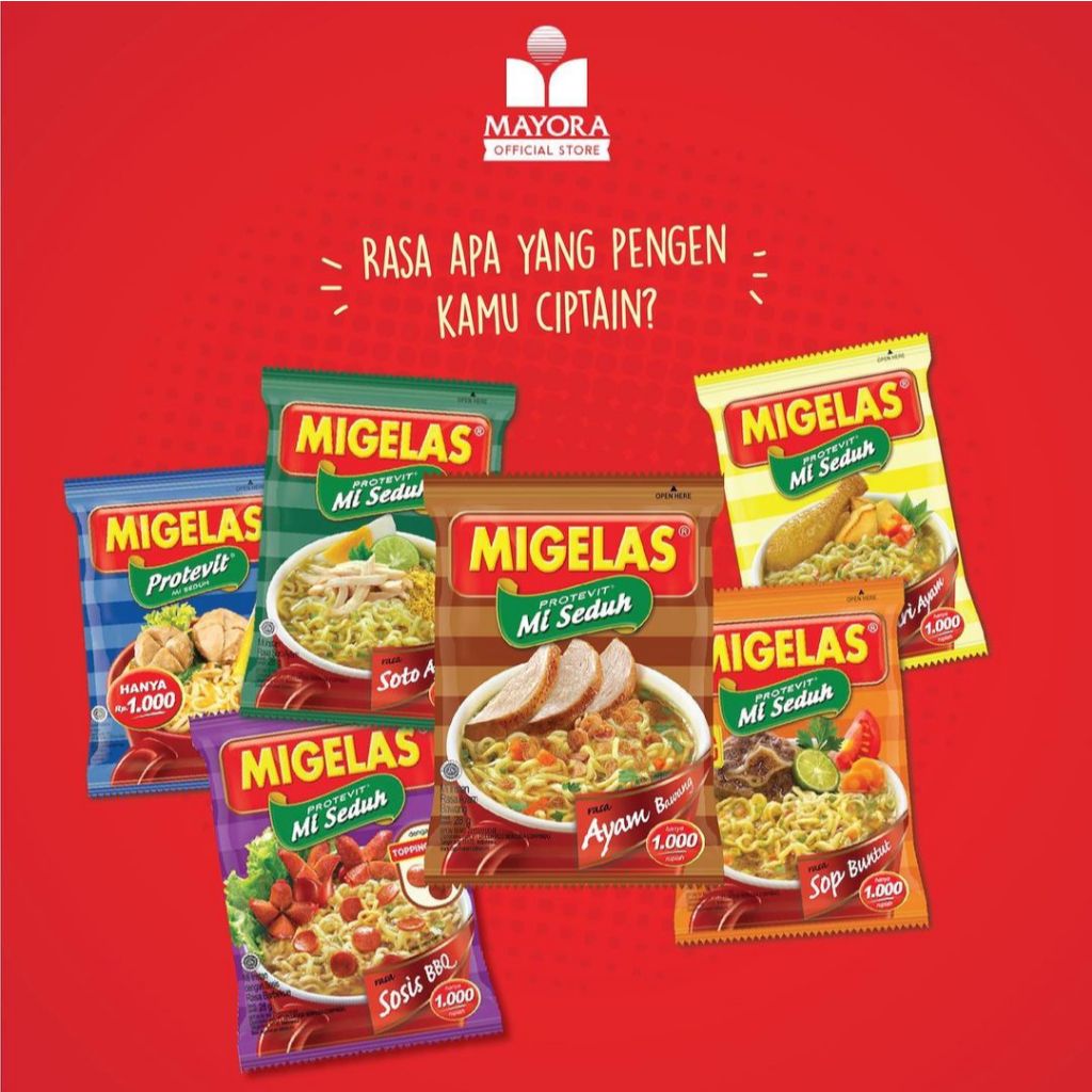 

Migelas Soto Ayam Renceng 10 Sachets 28 Gr