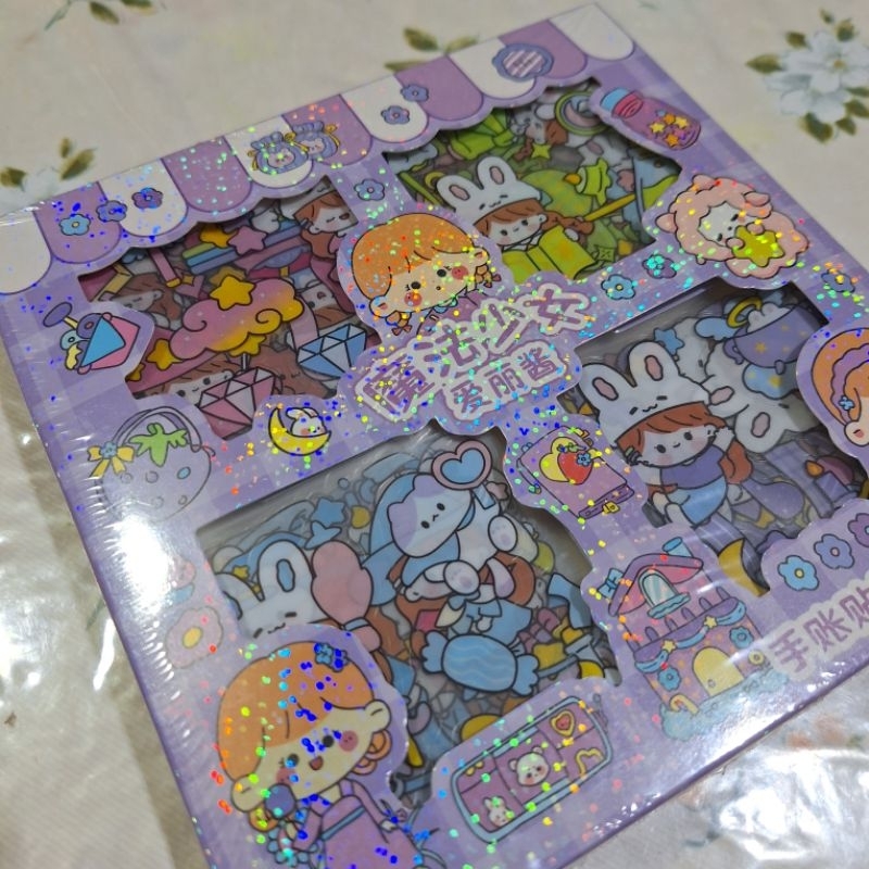Stiker Anak Lucu / Stiker Momo / Stiker Lucu Gambar Anak Perempuan / Set Stiker / Stiker Murah Banya