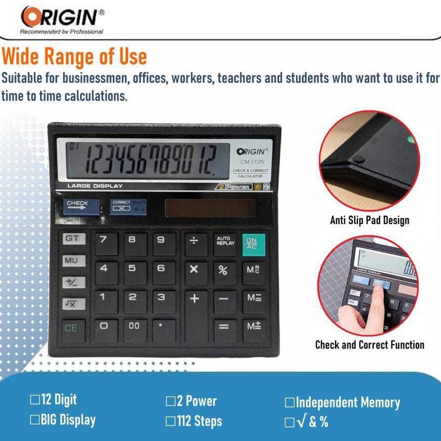 

ART R77P Origin Calculator CM 512N