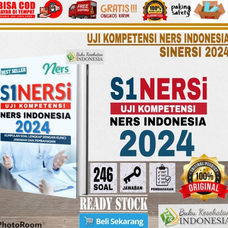 ART N72H ORIGINAL SINERSI 223224 BUKU UJIKOMPETENSI NERS UKOM PERAWAT EDISI TERBARU 224 PAKET 3 BUKU