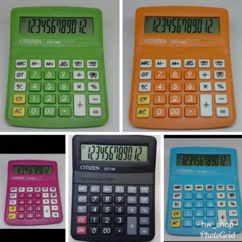 

ART L69D KALKULATOR WARNA WARNI LUCU CT 812