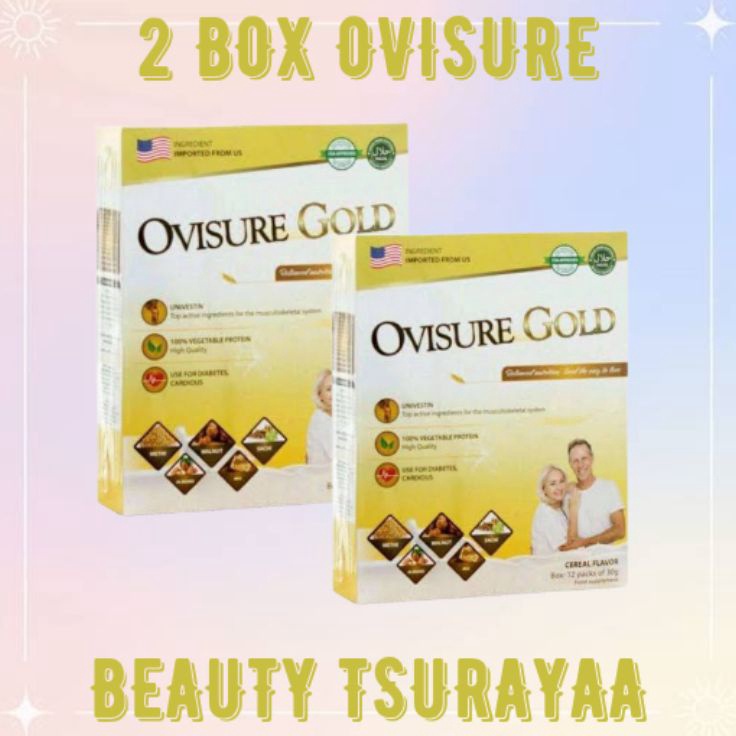 

Suplier1st 2 BOX Ovisure Gold Milk Susu Tulang Sendi Vitamin Nyeri Sendi Atasi Osteoporosis Pengapuran Tulang