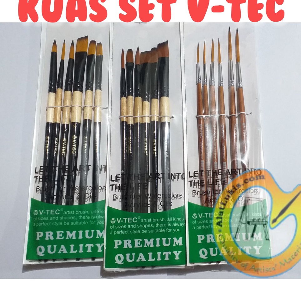 

ART F48U Kuas Lukis Set Vtec Untuk Melukis
