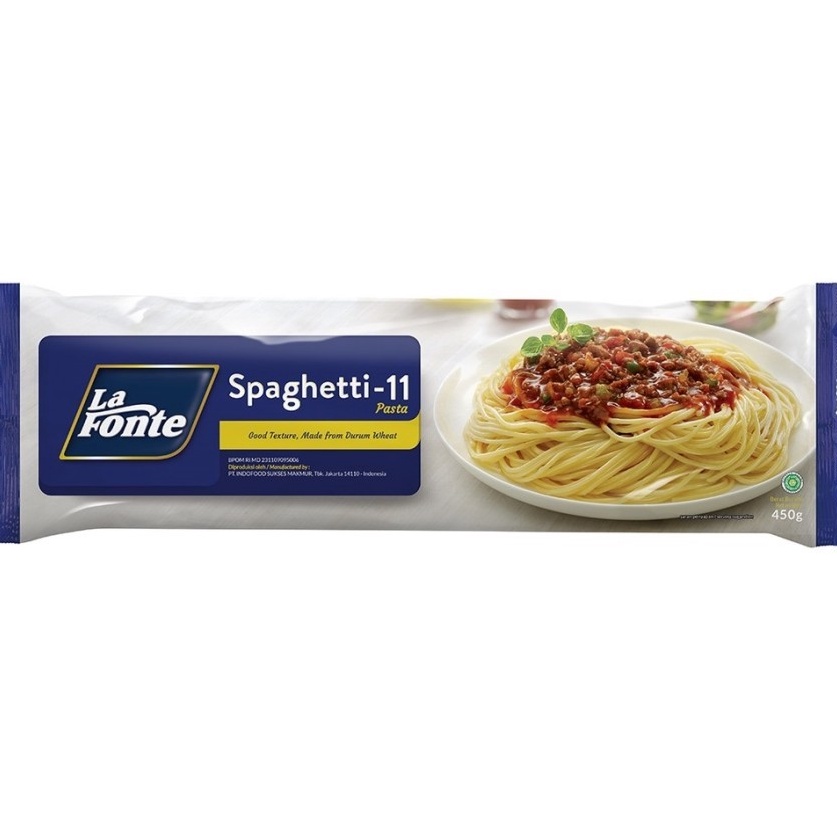 

Kejar Promo La Fonte Spaghetti 45 gram Spagheti 11 Pasta HALAL