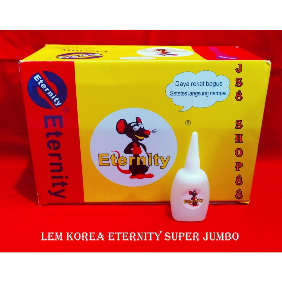 

ART D16D ISI 24 PCS PAS 1 KILO LEM ETERNITY JUMBO GAMBAR TIKUS DUS BOX LEM KOREA ASLI Kualitas Bagus Cepat Kering Isi Super Jumbo