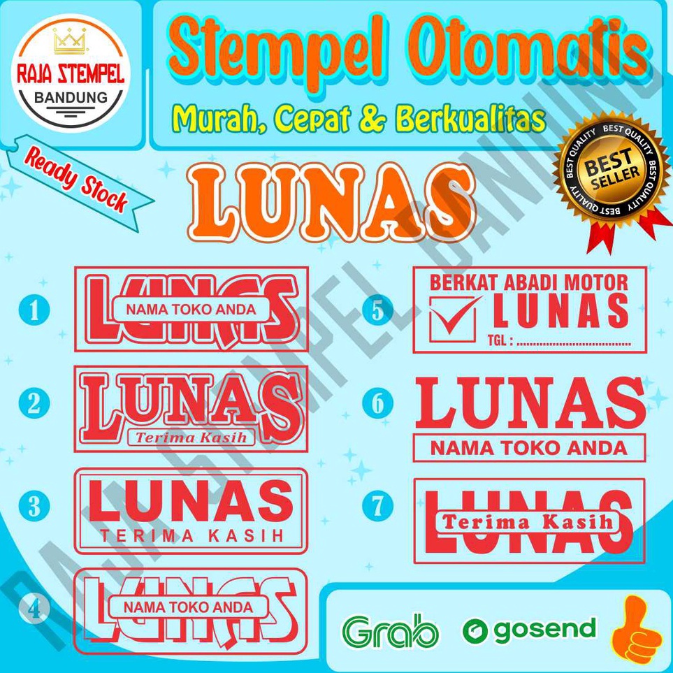 

ART B85F Termurah Stempel Lunas Stempel Lunas dan Tanggal Stample Lunas Kecil Lunas Tanggal Otomatis I Stampel Lunas Murah I Stenpel Lunas Terima Kasih