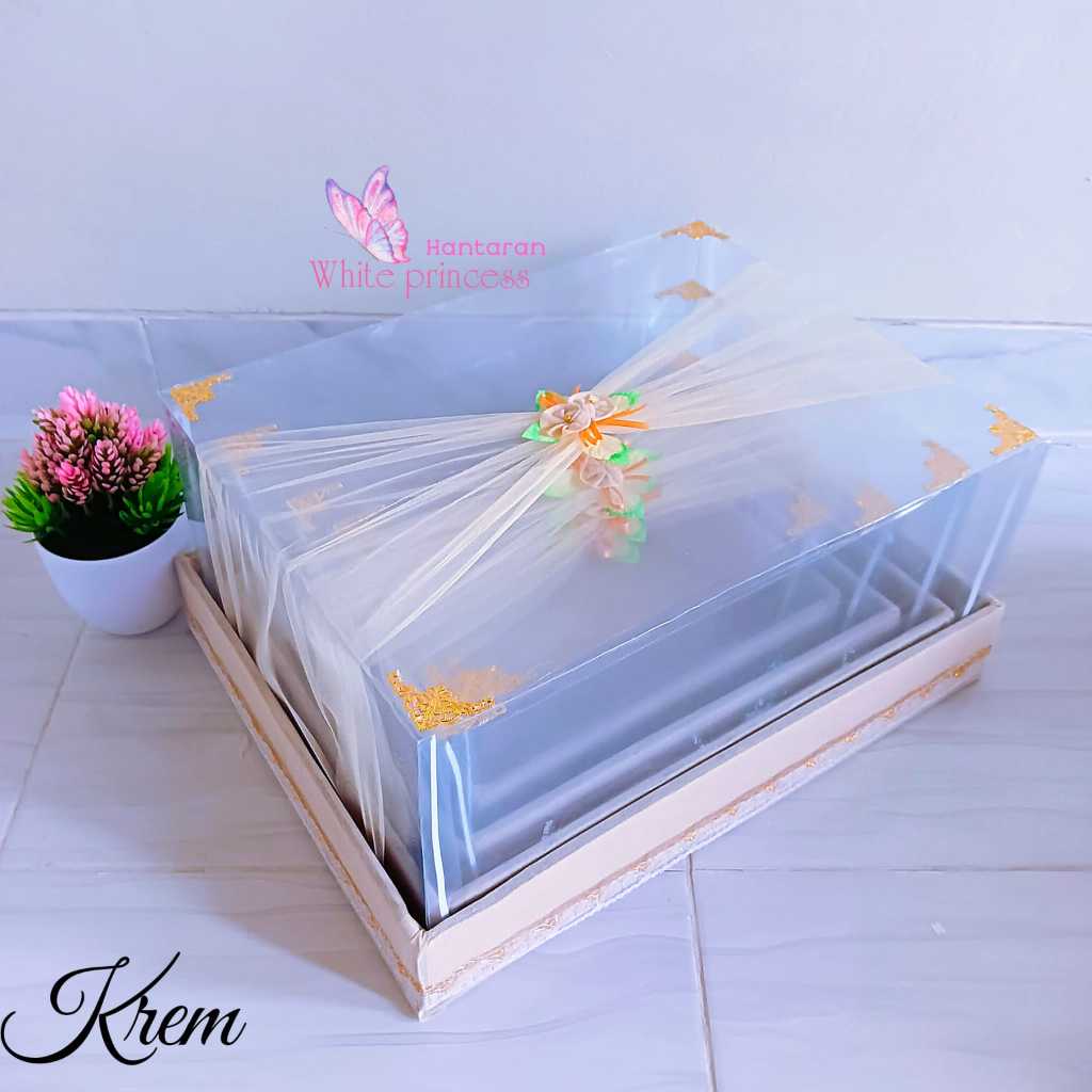 

Kotak Seserahan Pernikahan Set Lengkap Isi 4 Box Hantaran Parcel Mika