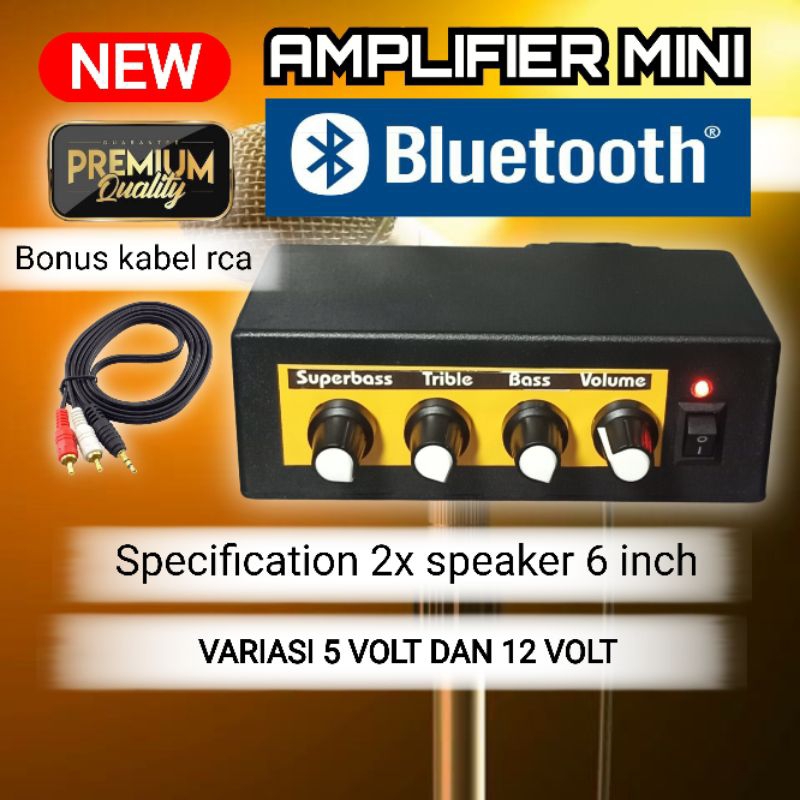 amplifier mini bass bluetooth