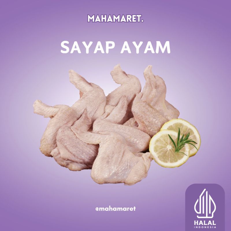 

1Kg Sayap Ayam Segar / Chicken Wings Fresh