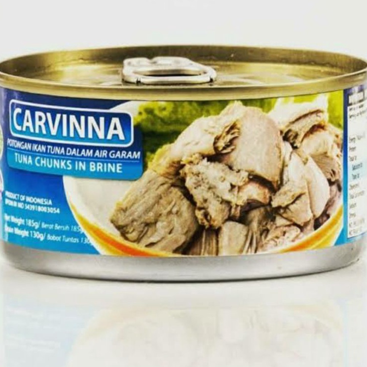 

Restock TUNA KALENG HIGH QUALITY CARVINNA BRINE DALAM AIR GARAM