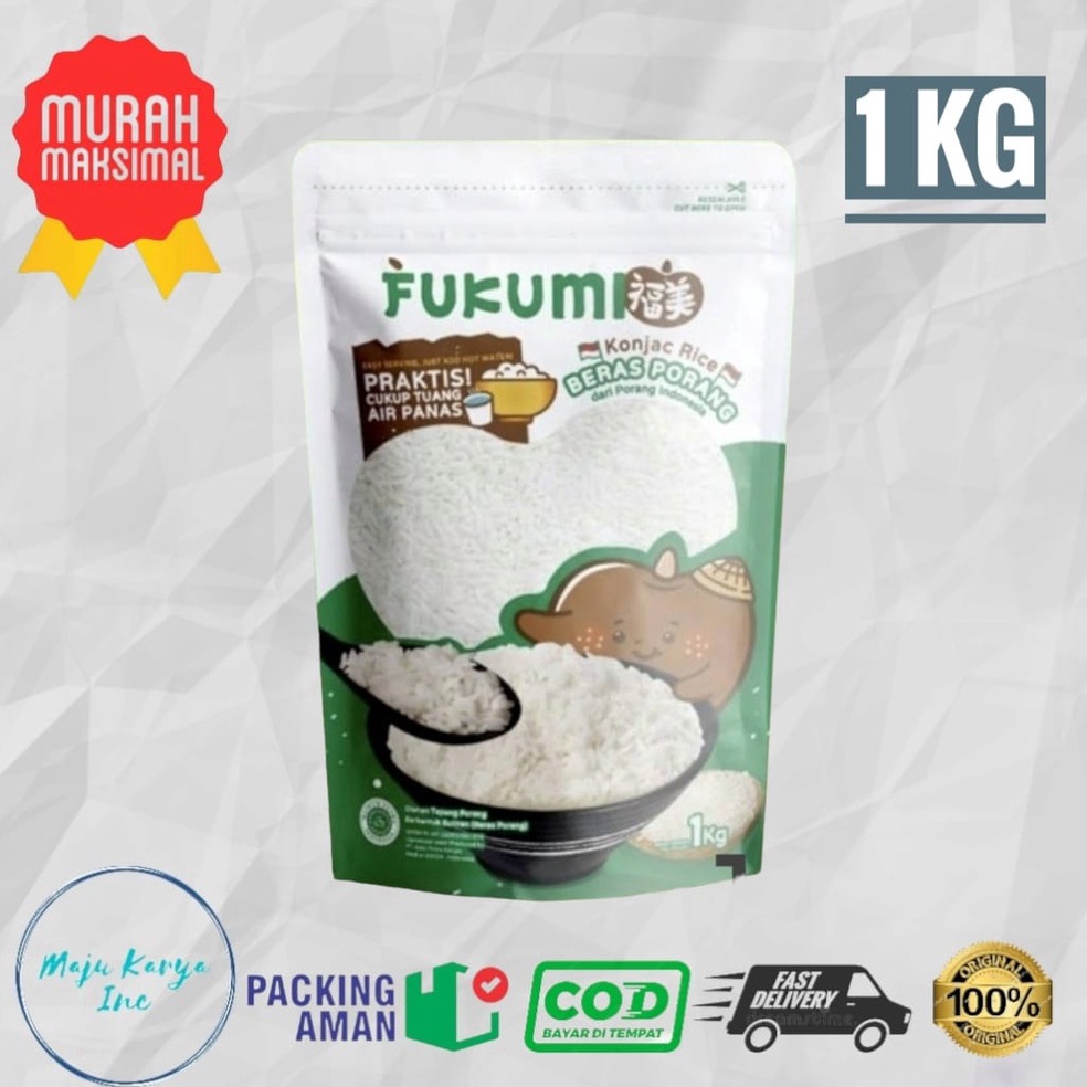 

Maxi Promo FUKUMI BERAS PORANG POUCH 1KG