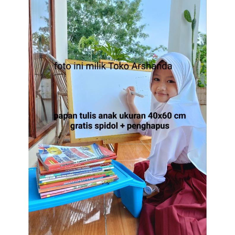 

ART A35O papan tulis 4x6 white board standing gratis spidol
