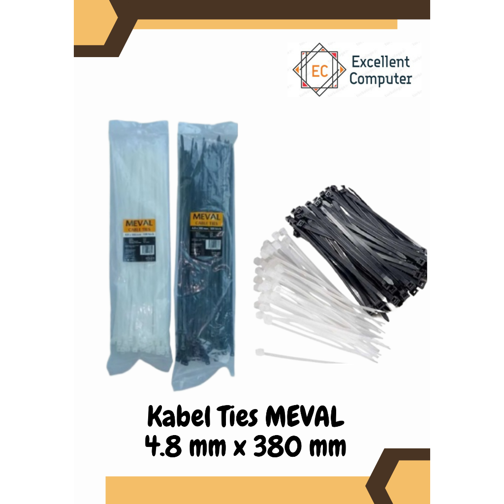 

Kabel Ties / Cable Ties MEVAL 38cm [ Top Quality ]