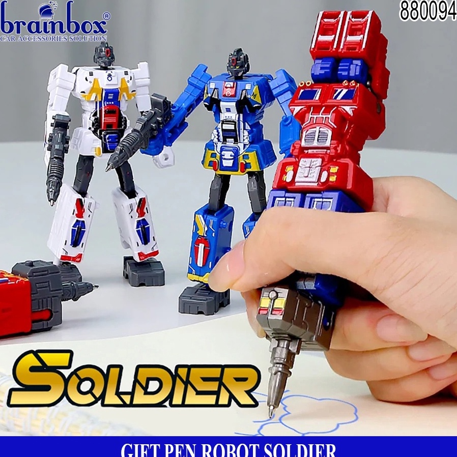 

KODE E7W5 Gift Pen Pena Mainan Figure Robot Soldier