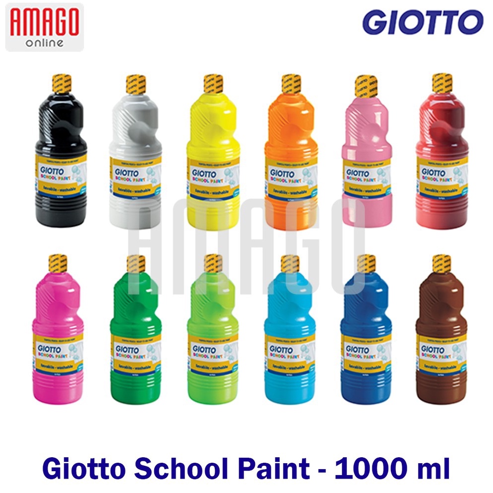 

KODE G1L4 GIOTTO School Paint 1 ml Cat Air Cat Poster Lukis Sekolah 1 liter pilih warna