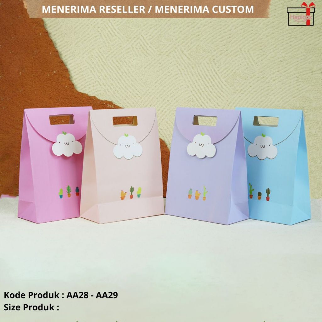 

Paperbag Tutup / Tas Kado / Kantong Kertas / Paper Bag / AA28 - AA29