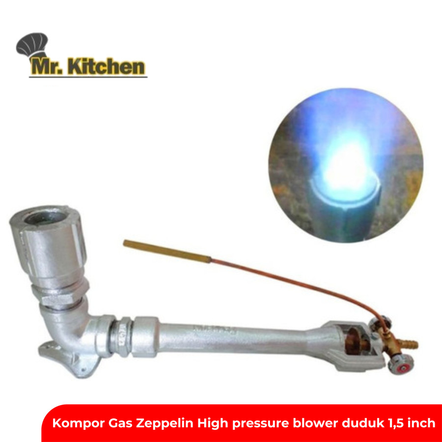 Zeppelin Kompor Cor Tekanan Tinggi Blower Duduk 1.5"