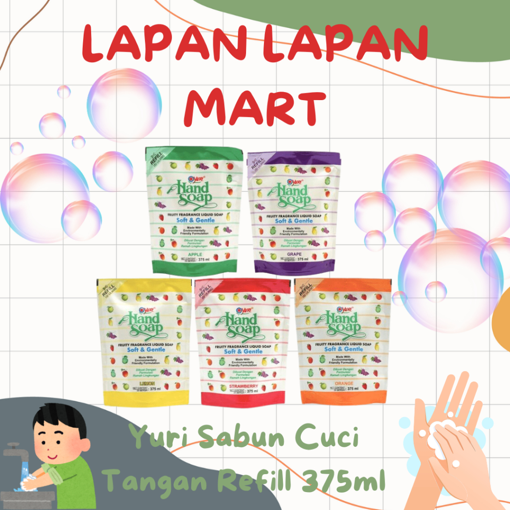 Yuri Sabun Cuci Tangan Refill 375ml