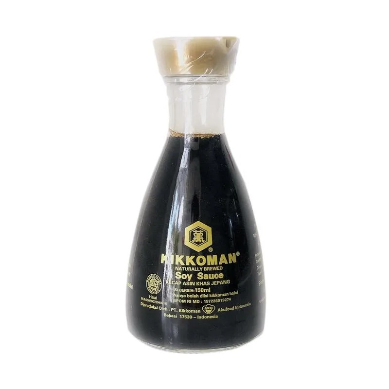 

KIKKOMAN SOY SAUCE DISPENSER BOTOL 150 ML - KECAP KIKKOMAN KEMASAN BOTOL PRAKTIS, MURAH, DAN HALAL