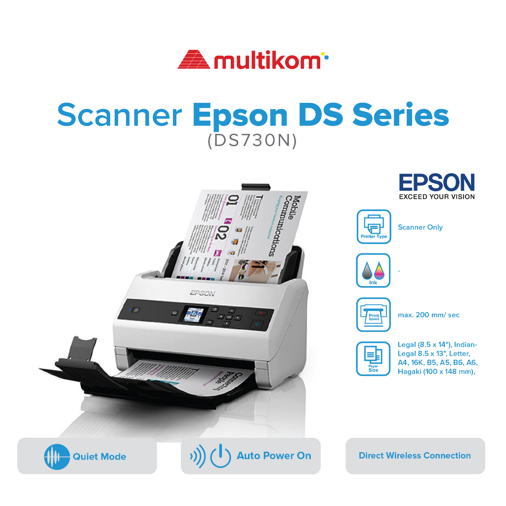 SCANNER EPSON DS870 ADF A4