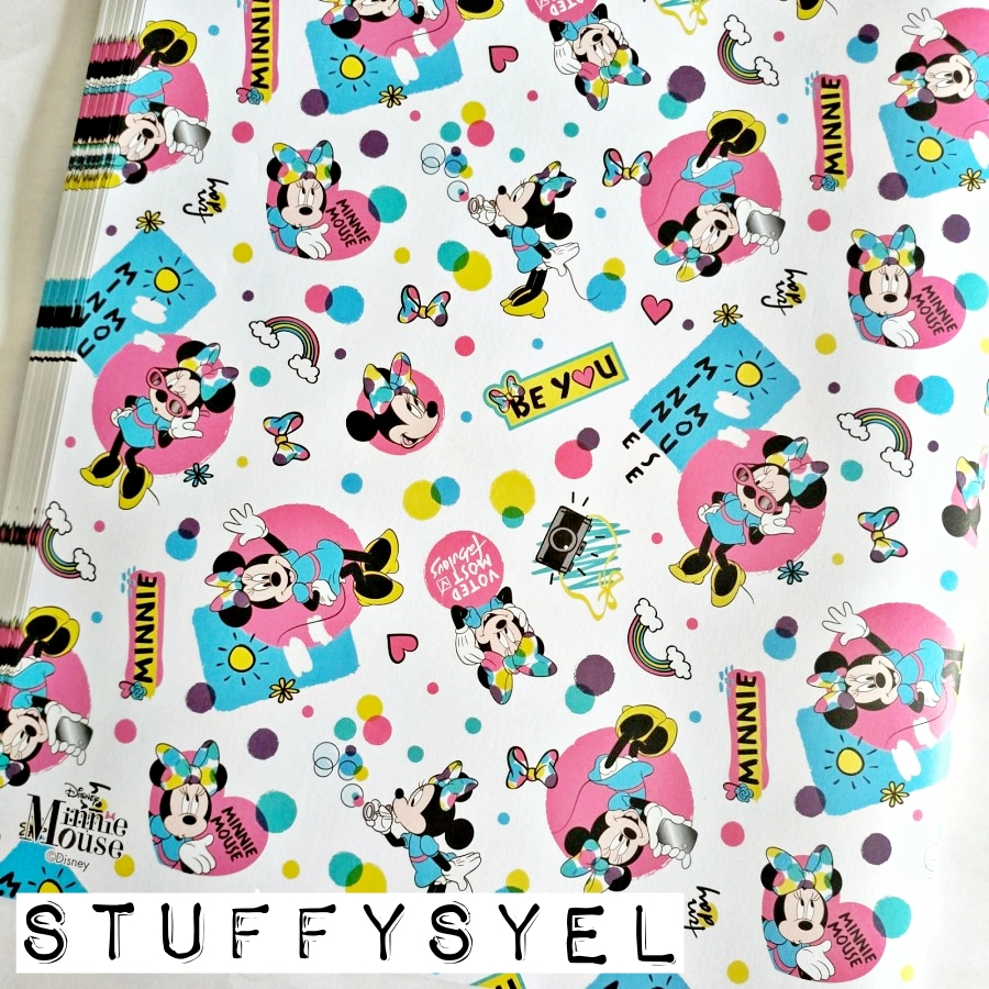 

Minnie Mouse Be You Kertas Kado Sansan Wawa Sampul Kado