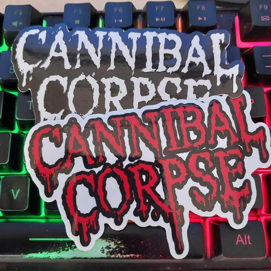 

STIKER CANNIBAL CORPSE - STIKER MUSIK BAND DEATH METAL - VINYL ANTI AIR