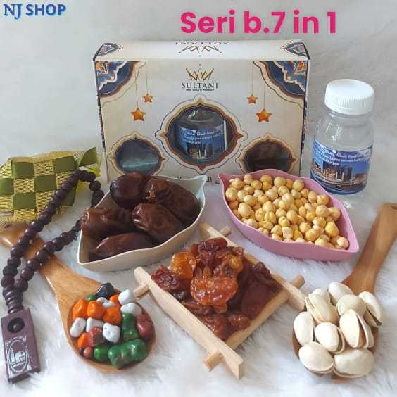 

[Parcel Umroh] - 20 paket Hampers Souvenir Hadiah Paket Oleh-oleh Haji dan Umroh harga grosir paket ekonomis isi 7produk