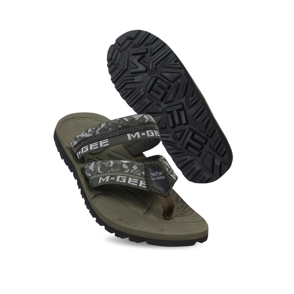 M.Gee Sandal Pria Sendal Casual Mgee Original MG-KAHLUA Army