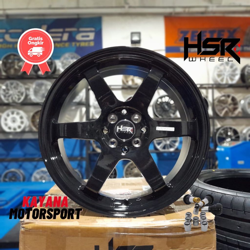 Velg TE37 Ring 17 HSR Baut 4 Untuk Jazz Mobilio Freed Yaris Avanza Xenia City Gratis Ongkir