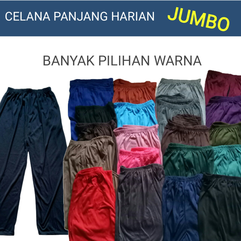 CELANA PANJANG HARIAN/ALADIN/CELANA SANTAI WANITA DEWASA JUMBO-LOS