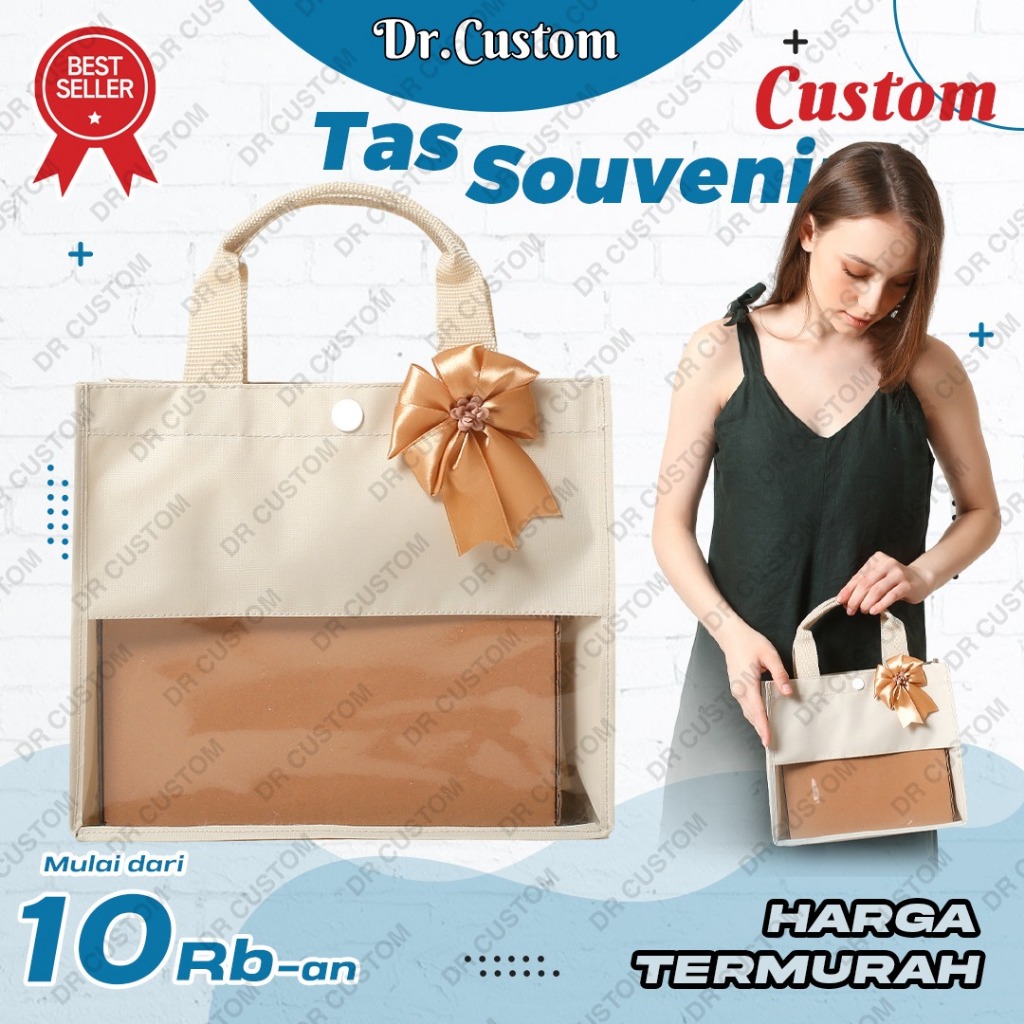 Tas Hampers Sovenir Bonus Pita-Tas Sovenir Dengan Pita-Tas Kue-Tas Bridesmaid-Tas Parsel Pita