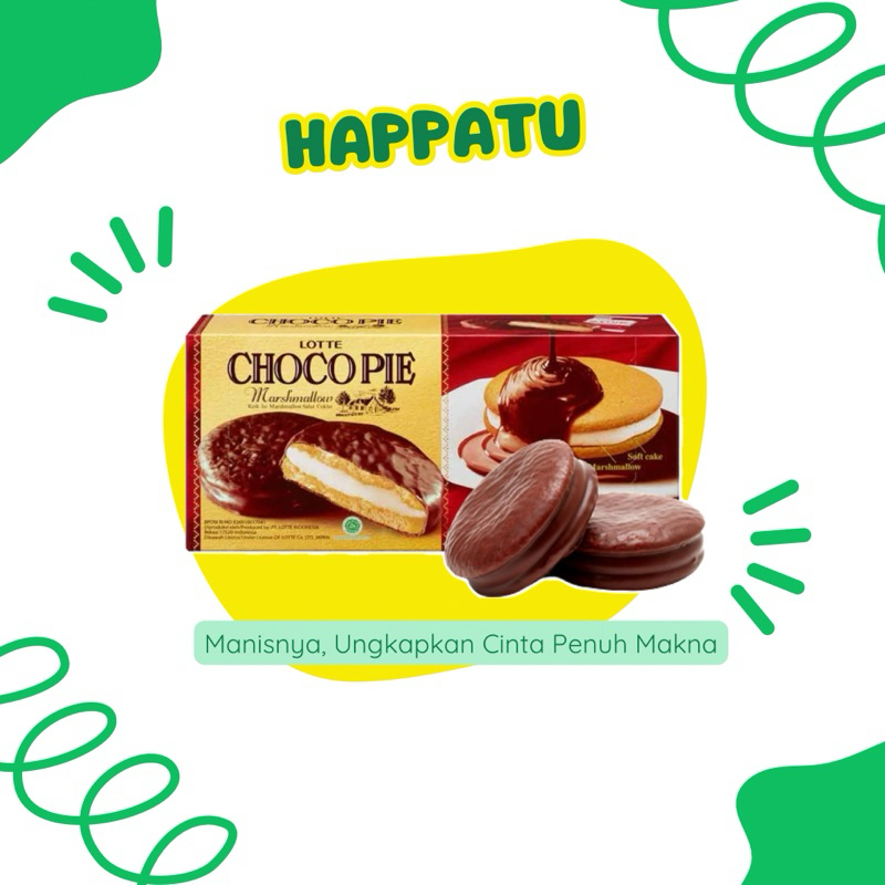 

Chocopie Original 28gr (isi 12 pcs) cookies cokelat lumer