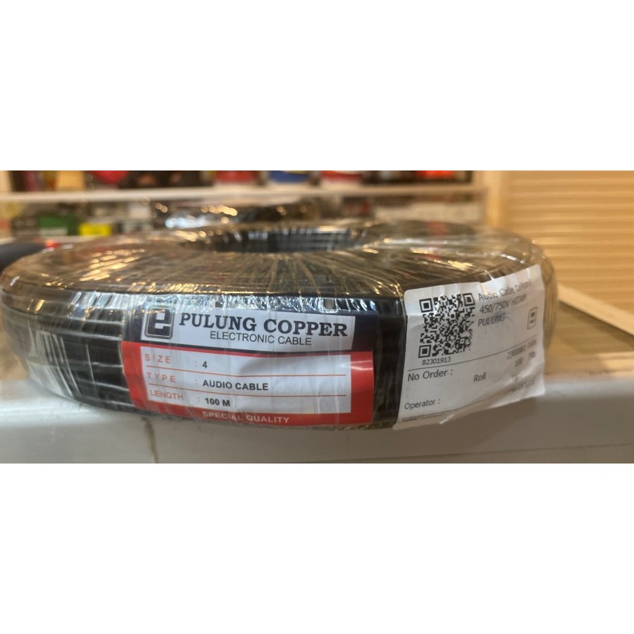 Kabel Serabut / Kabel NYAF Pulung/Daisaku 4 mm / 1×4 mm / Audio cable 12 AWG