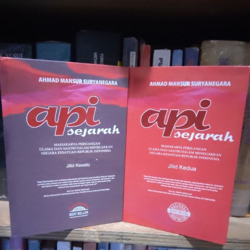 Paket Buku Api Sejarah jilid 1 dan 2 by AHMAD MANSYUR SURYANEGARA ( hardcover )