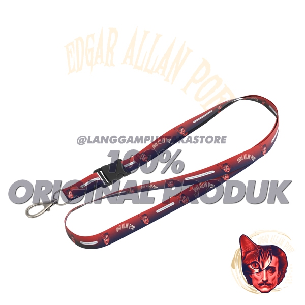 

LANGGAM MERCH Edgar Allan Poe Lanyard