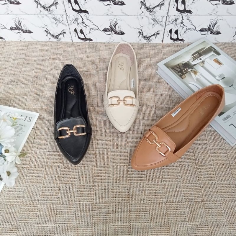 NF Shoes Sepatu Flat wanita  Laviola - sepatu balet kerja