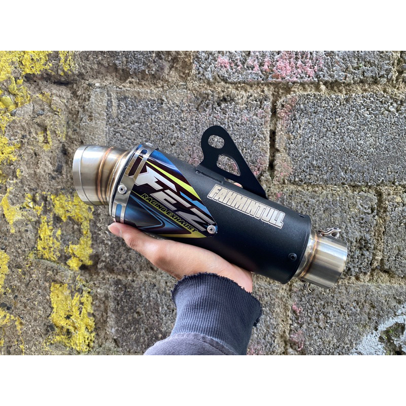 KNALPOT FEZ RACING EXHAUST SILINCER ONLY PENDEK COATING F02
