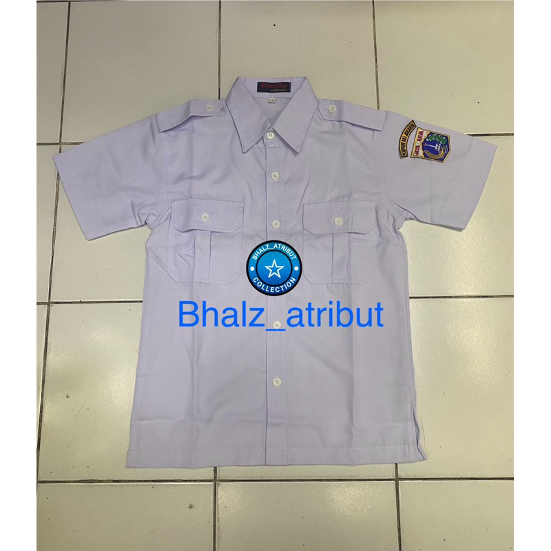 Baju putih dki seragam pemda putih dki kemeja putih jaya raya (BAHAN GODIOGO)