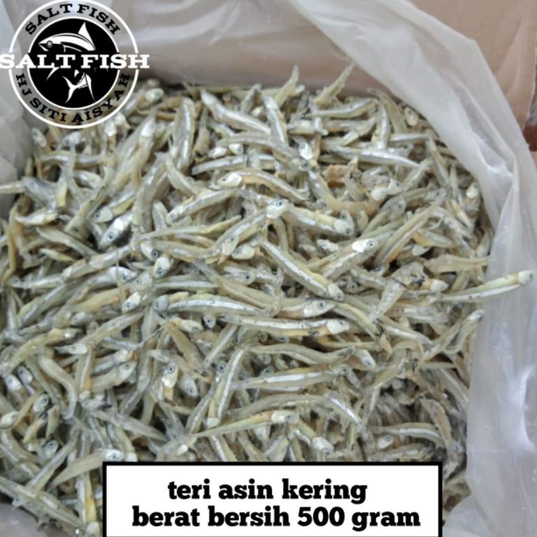 

teri asin kering teri bulet 5gram