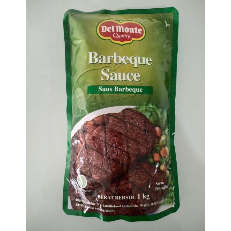 

DelMonte Barbeque Sauce 1kg Saus BBQ 1 kg