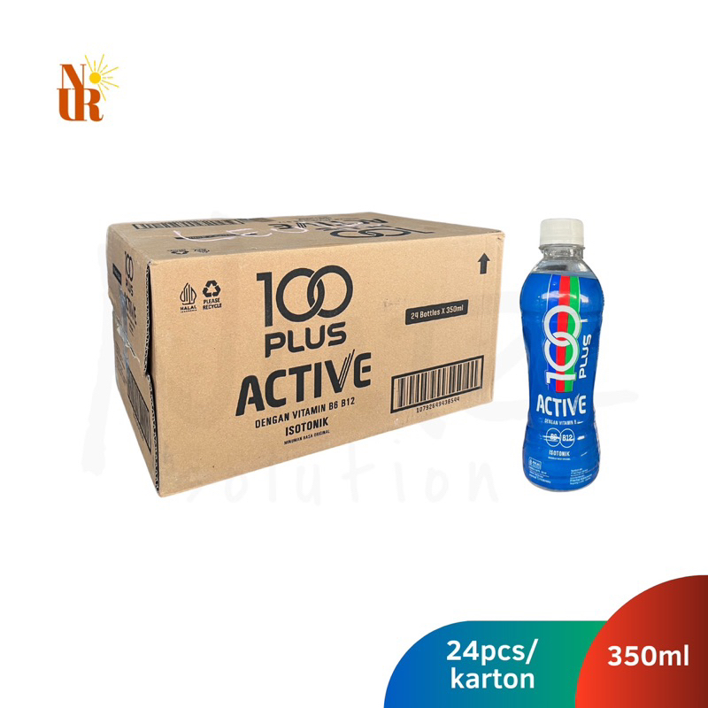 

F&N 100 Plus Active PET 350ml x 24pcs [Karton] - Minuman Isotonik