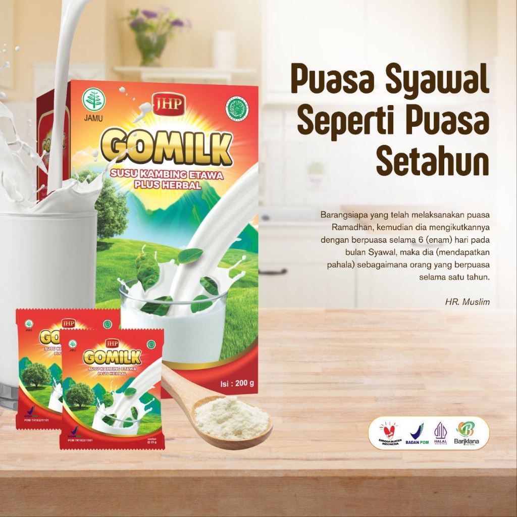 

GOMILK Susu etawa Herbal Best Seller