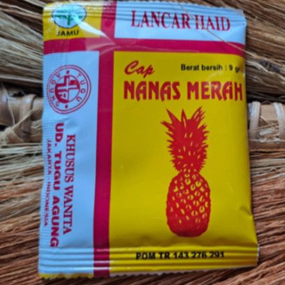 

Jamu Lancar Haid NANAS MERAH per SACHET