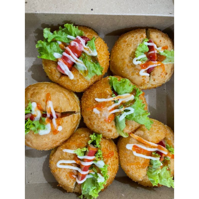 

Roti Sandwich Sosis Mini