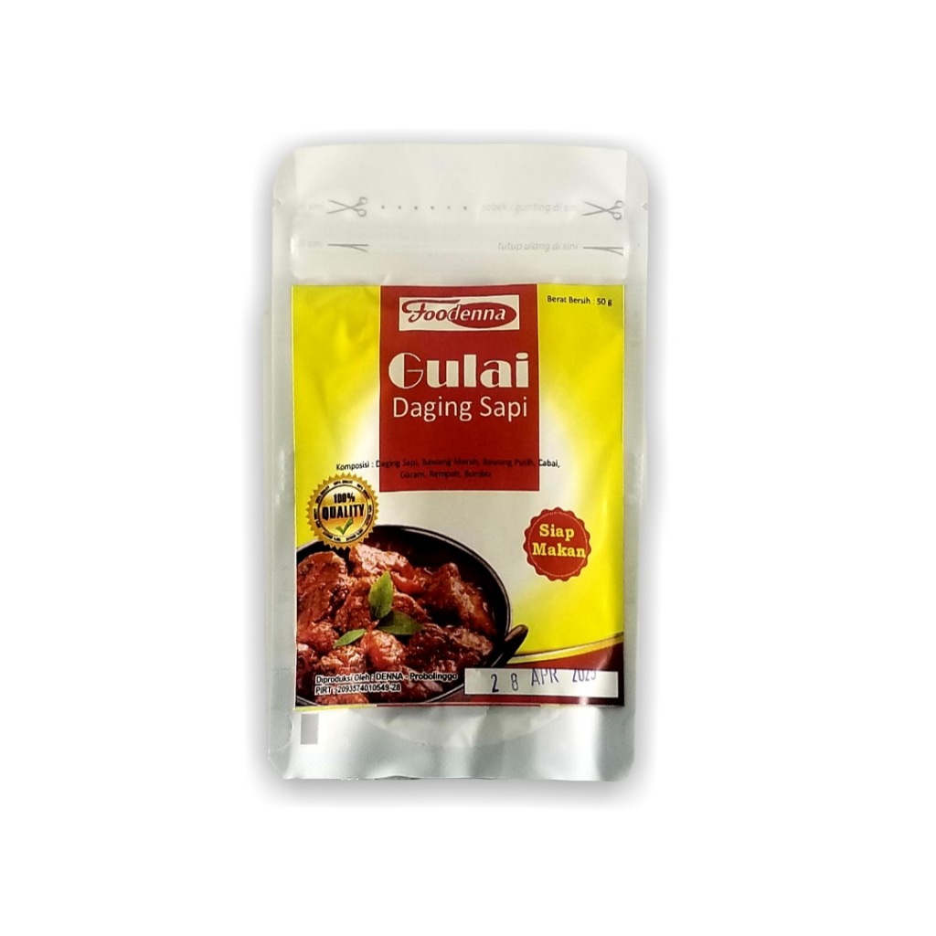 

Makanan Siap Saji Foodenna Gulai Daging Sapi - Instant Food