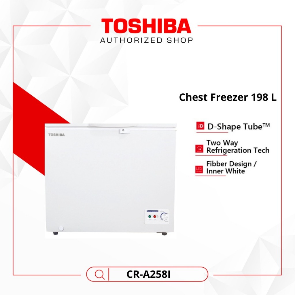 TOSHIBA Chest Freezer 198L CR-A258I