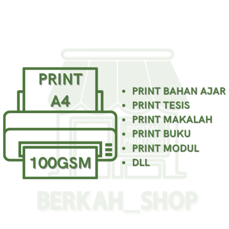 

Jasa print 100 gsm / kertas lebih tebal