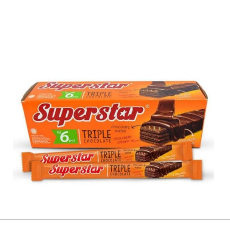 

SUPERSTAR TRIPLE COKLAT (1 box isi 12 pcs)