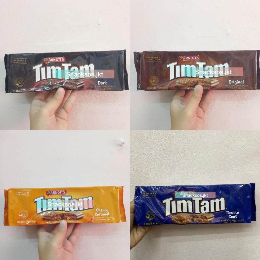 

ARNOTT'S ARNOTTS TIMTAM ORIGINAL / CHEWY CARAMEL / DARK CHOCOLATE / DOUBLE COAT AUSTRALIA- TIM TAM