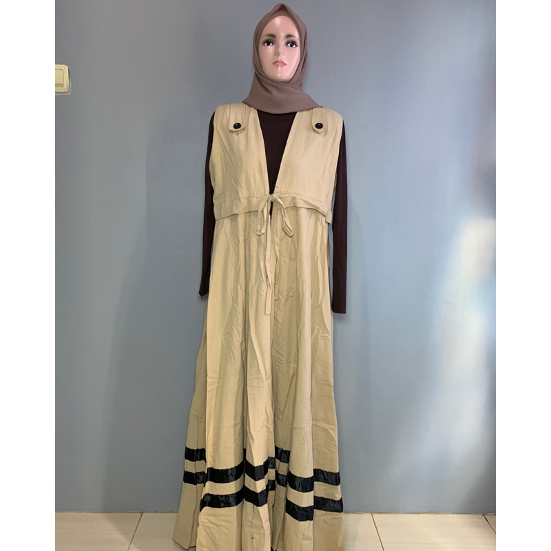 Preloved Gamis Abaya Set Inner Outer